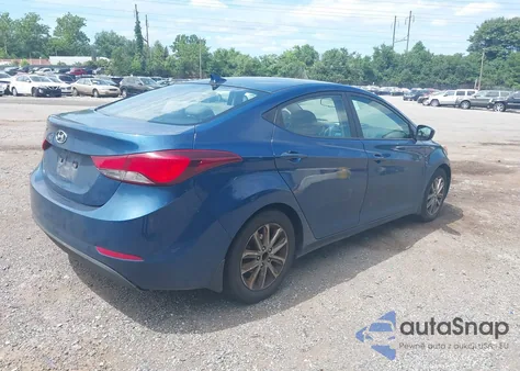 2015 Hyundai Elantra Se from USA, damaged, VIN KMHDH4AE9FU251124